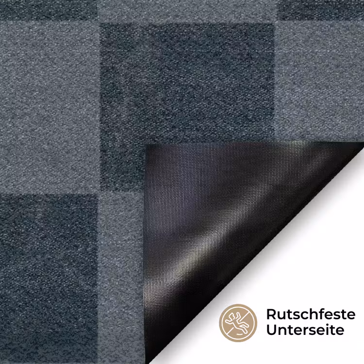 Fußmatte - Marmor - Muster - Anthrazit — 6