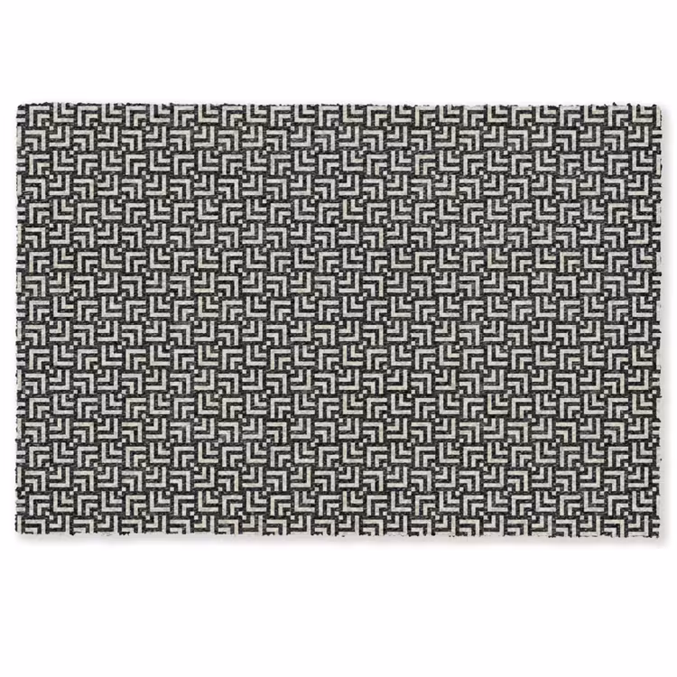 Fußmatte - Muster - Marmor - Schwarz — 1