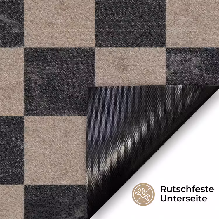 Fußmatte - Muster - Schachbrettmuster - Marmor — 6