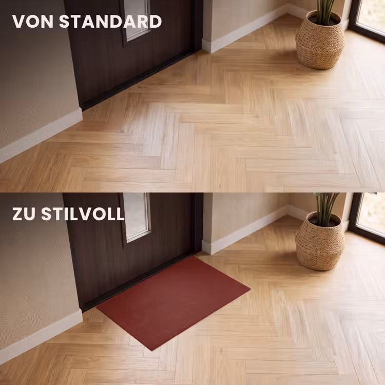 Fußmatte - Rustikal – Terrakotta – Rot — 3