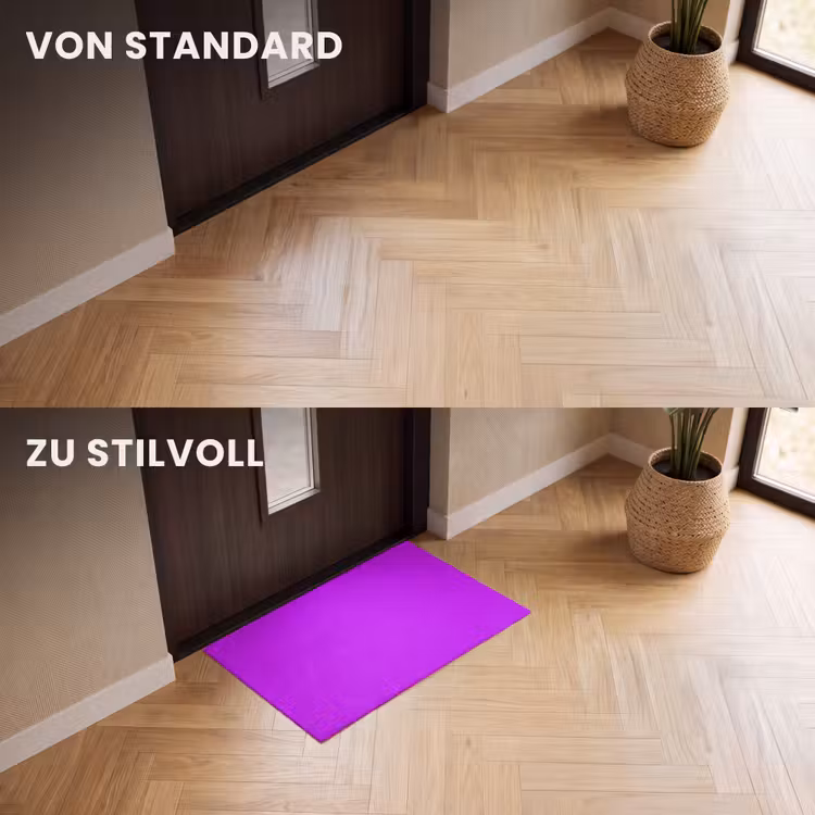 Fußmatte - Neon – Orchidee – Lila — 3