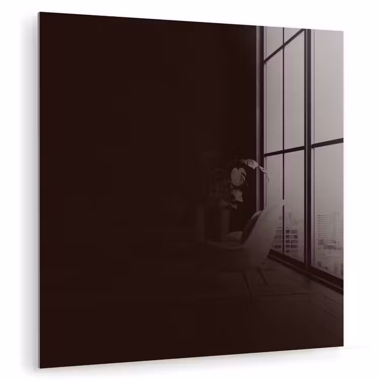 Glasbild - Deep – Obsidian – Braun — 1