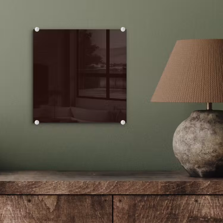 Glasbild - Deep – Obsidian – Braun — 3
