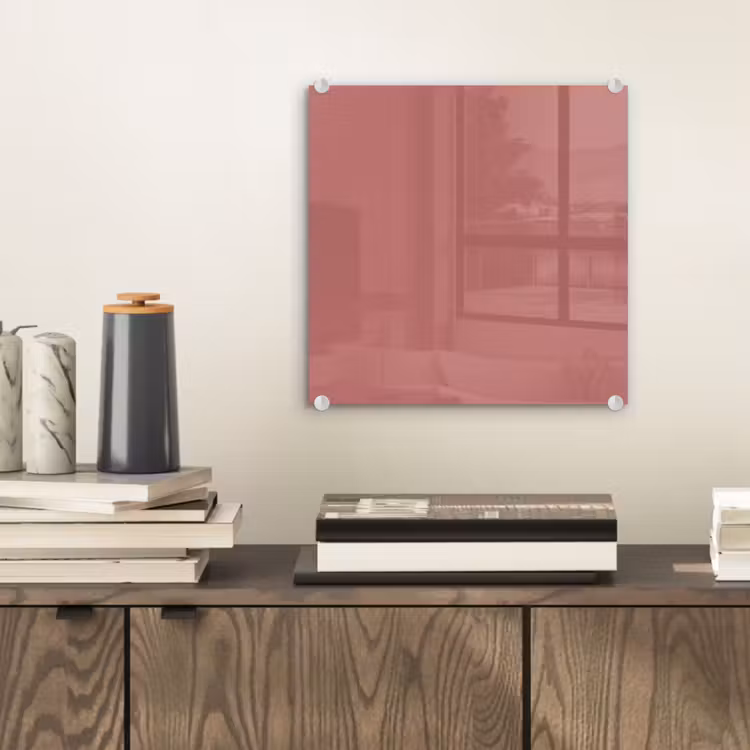 Glasbild - Ancient – Rose – Rosa — 2
