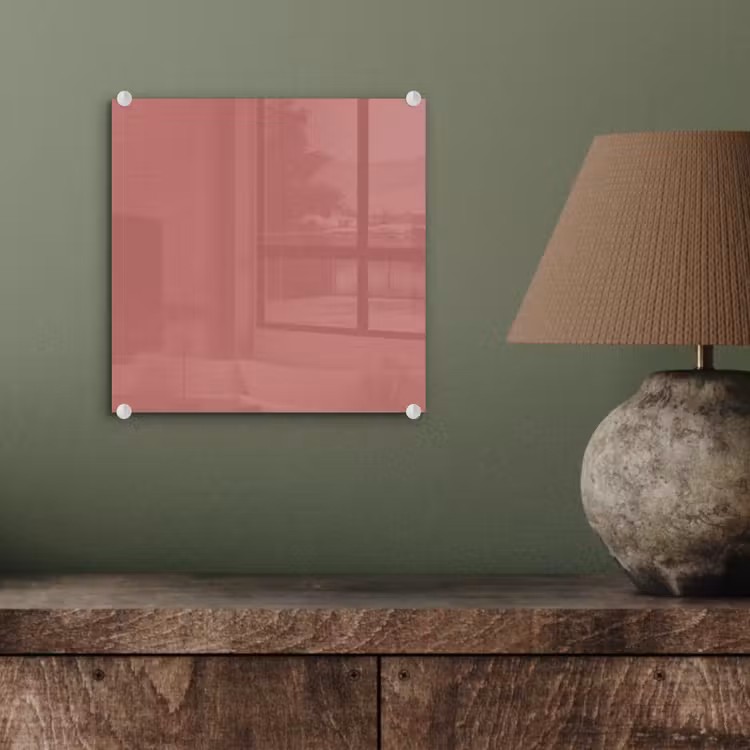Glasbild - Ancient – Rose – Rosa — 3