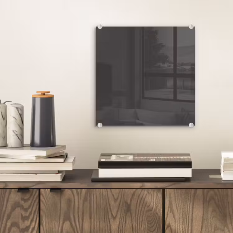 Glasbild - Charcoal – Grau – Grey — 2