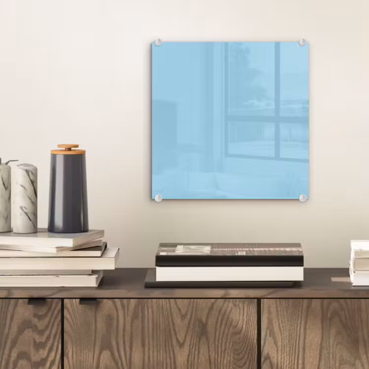Glasbild - Ice – Blue – Blau — 2