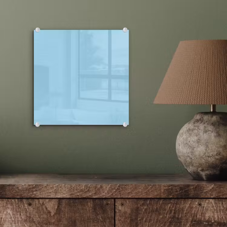 Glasbild - Ice – Blue – Blau — 3