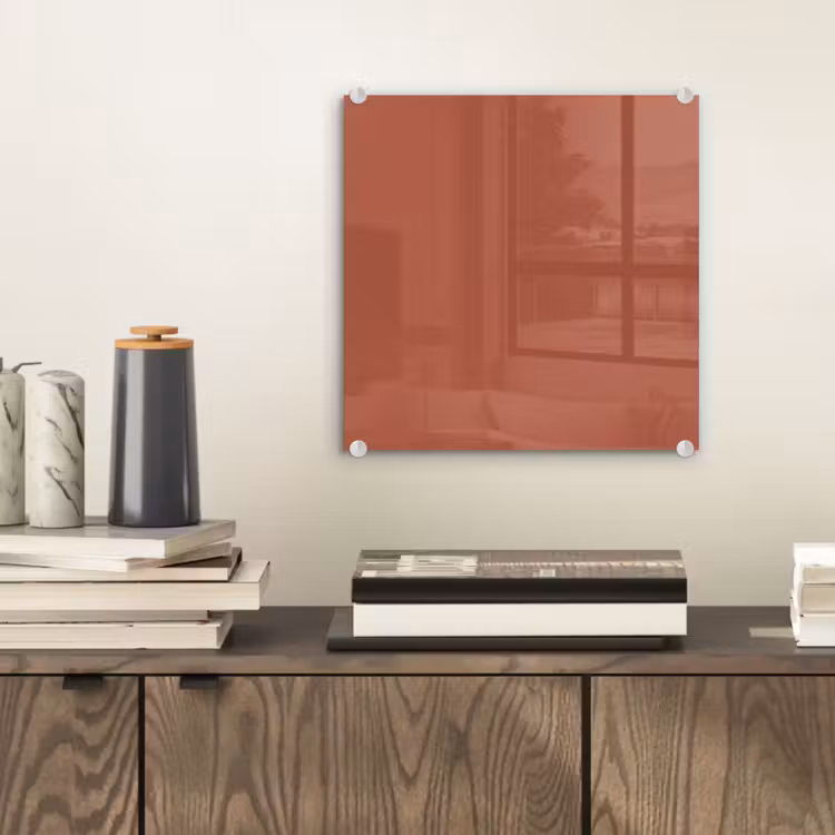Glasbild - Copperhead – Orange – Braun — 2