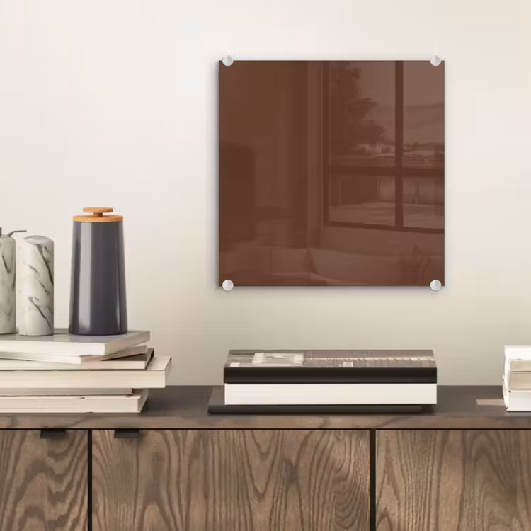 Glasbild - Deep – Clay – Brown – Braun — 2