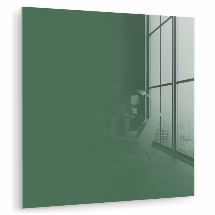 Glasbild - Deep – Sagewood – Grün — 1