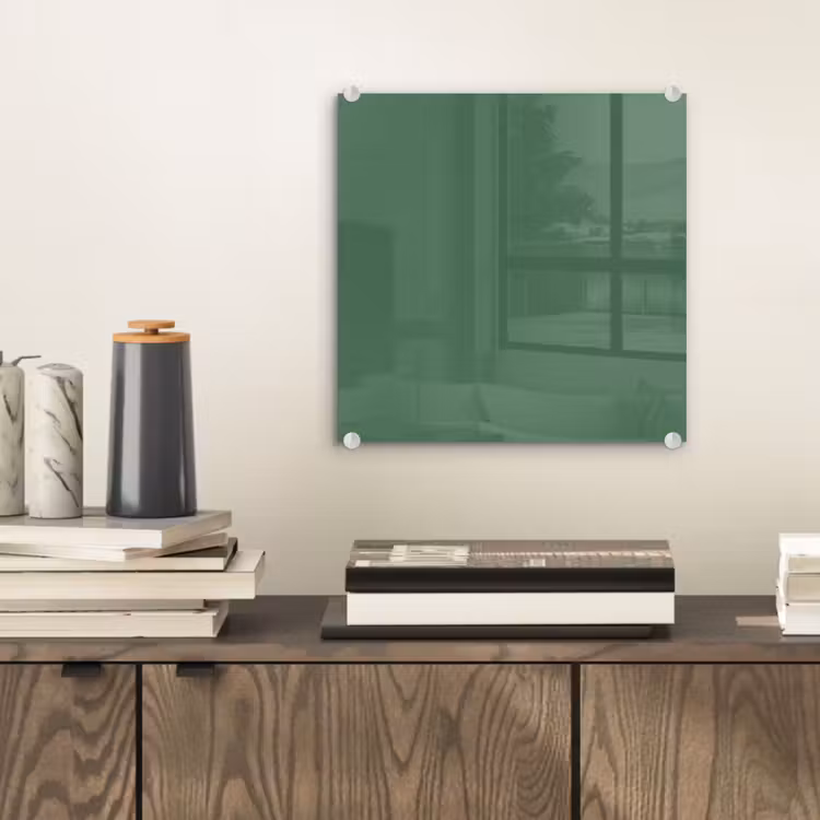Glasbild - Deep – Sagewood – Grün — 2