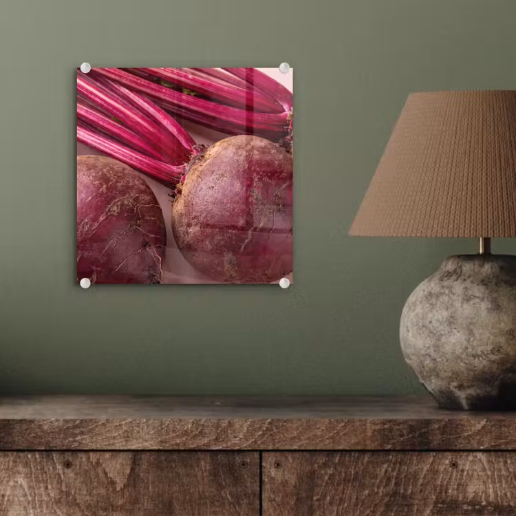 Glasbild - Gemüse – Rot – Frisch — 3