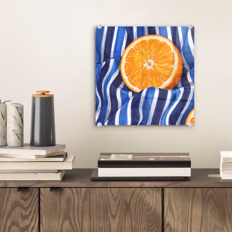 Glasbild - Essen – Obst – Orange — 2