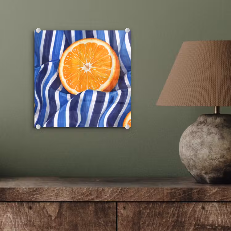 Glasbild - Essen – Obst – Orange — 3