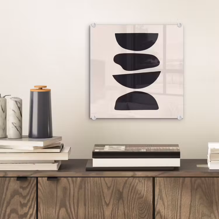 Glasbild - Formen – Abstrakt – Modern — 2