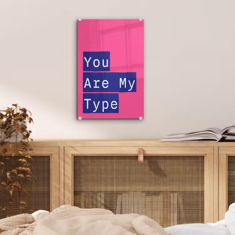 Glasbild - Valentinstag - Text - Liebe — 4