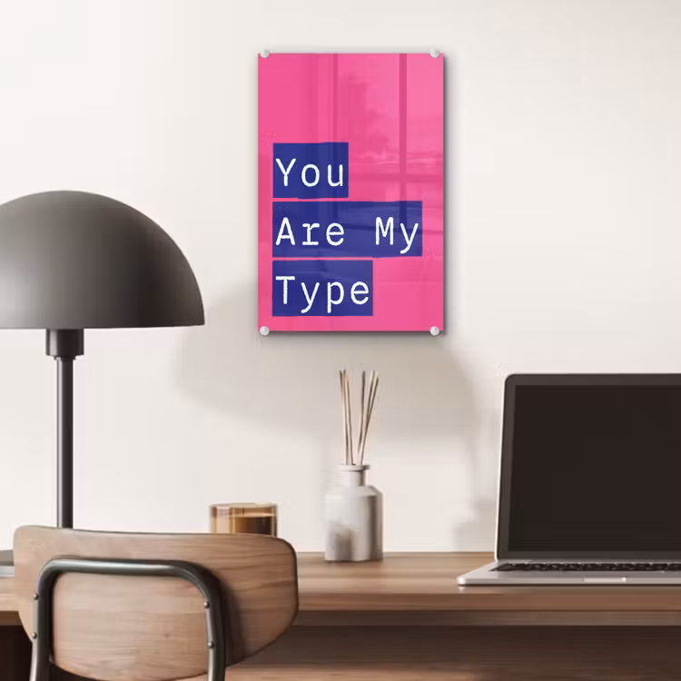 Glasbild - Valentinstag - Text - Liebe — 6