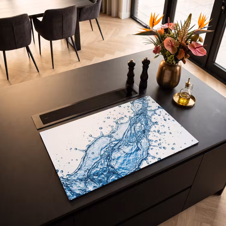 Herdabdeckplatte - Spash - Wasser - Blau — 2
