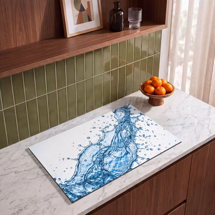 Herdabdeckplatte - Spash - Wasser - Blau — 3