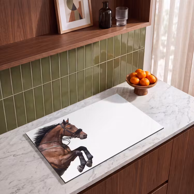 Herdabdeckplatte - Pferd - Springen - Modern — 3