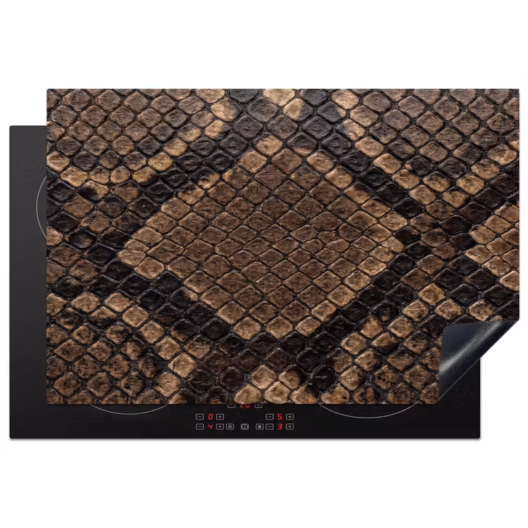 Herdabdeckplatte - Python - Schuppen - Bronze — 1