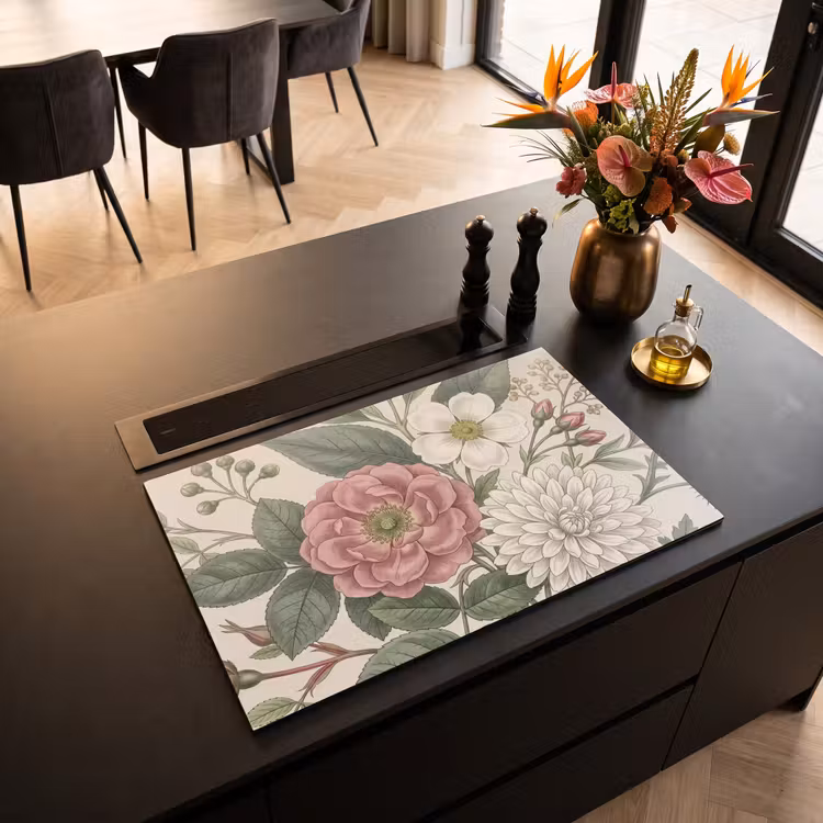 Herdabdeckplatte - Romantisch - Design - Farbenfroh — 2