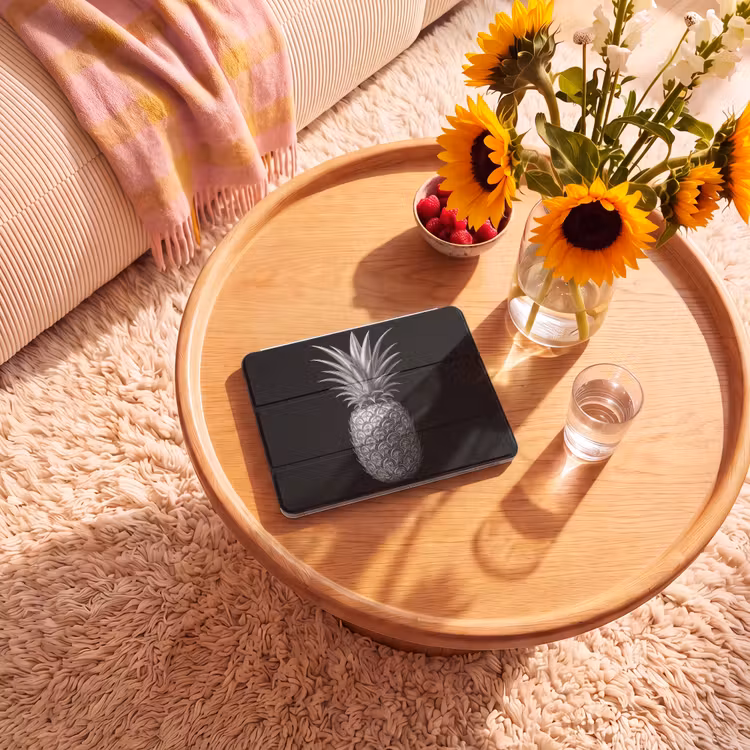 iPad Hülle - Ananas - Detailliert - Blätter — 2