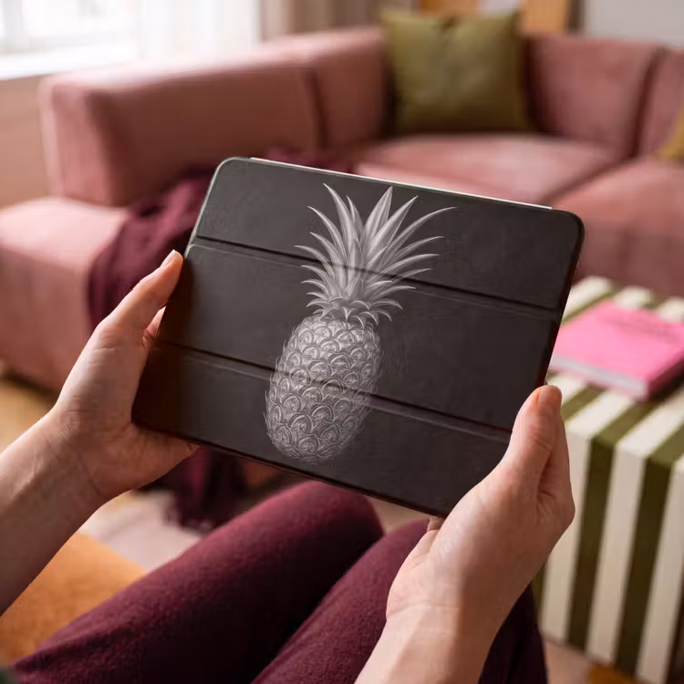 iPad Hülle - Ananas - Detailliert - Blätter — 3