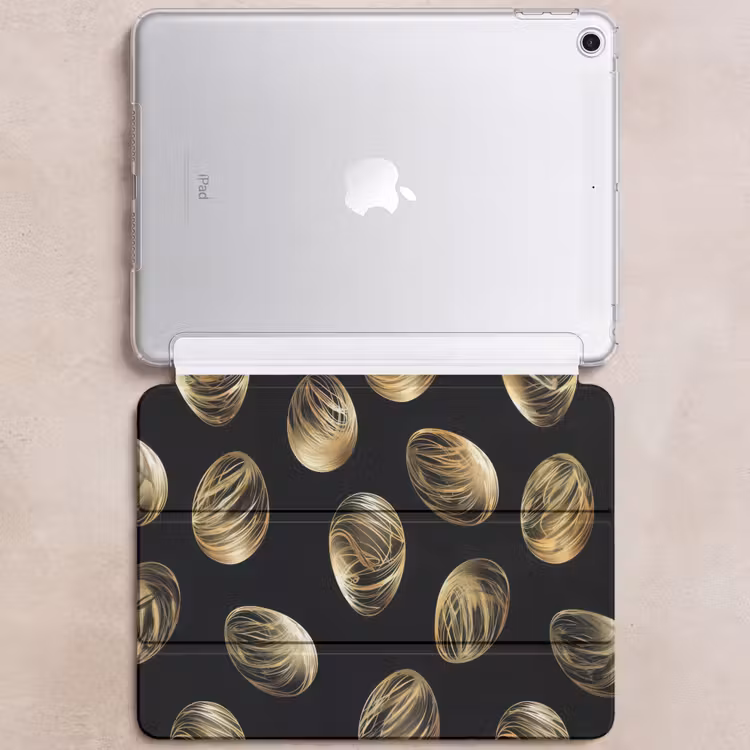 iPad Hülle - Eier - Gold - Muster — 6