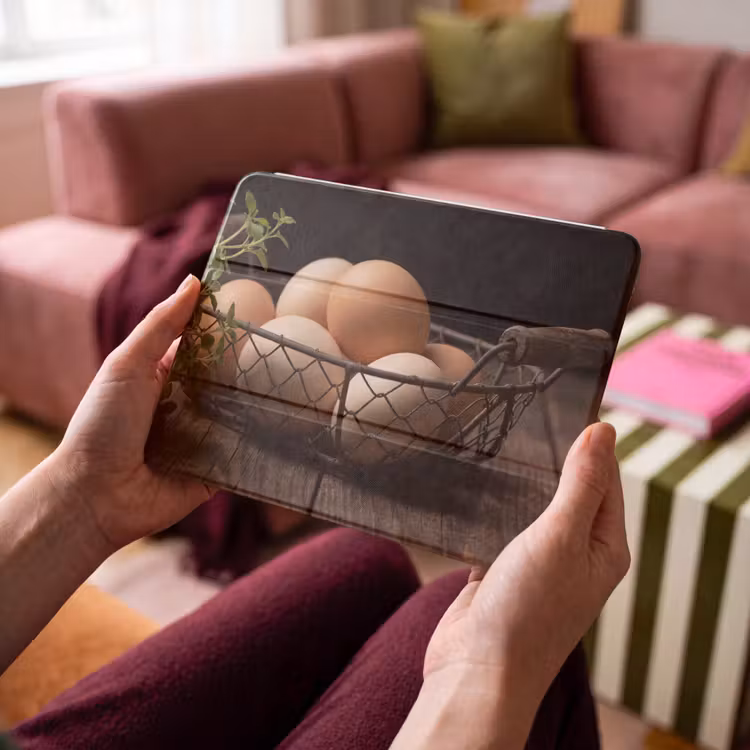 iPad Hülle - Eier – Korb – Essen — 3