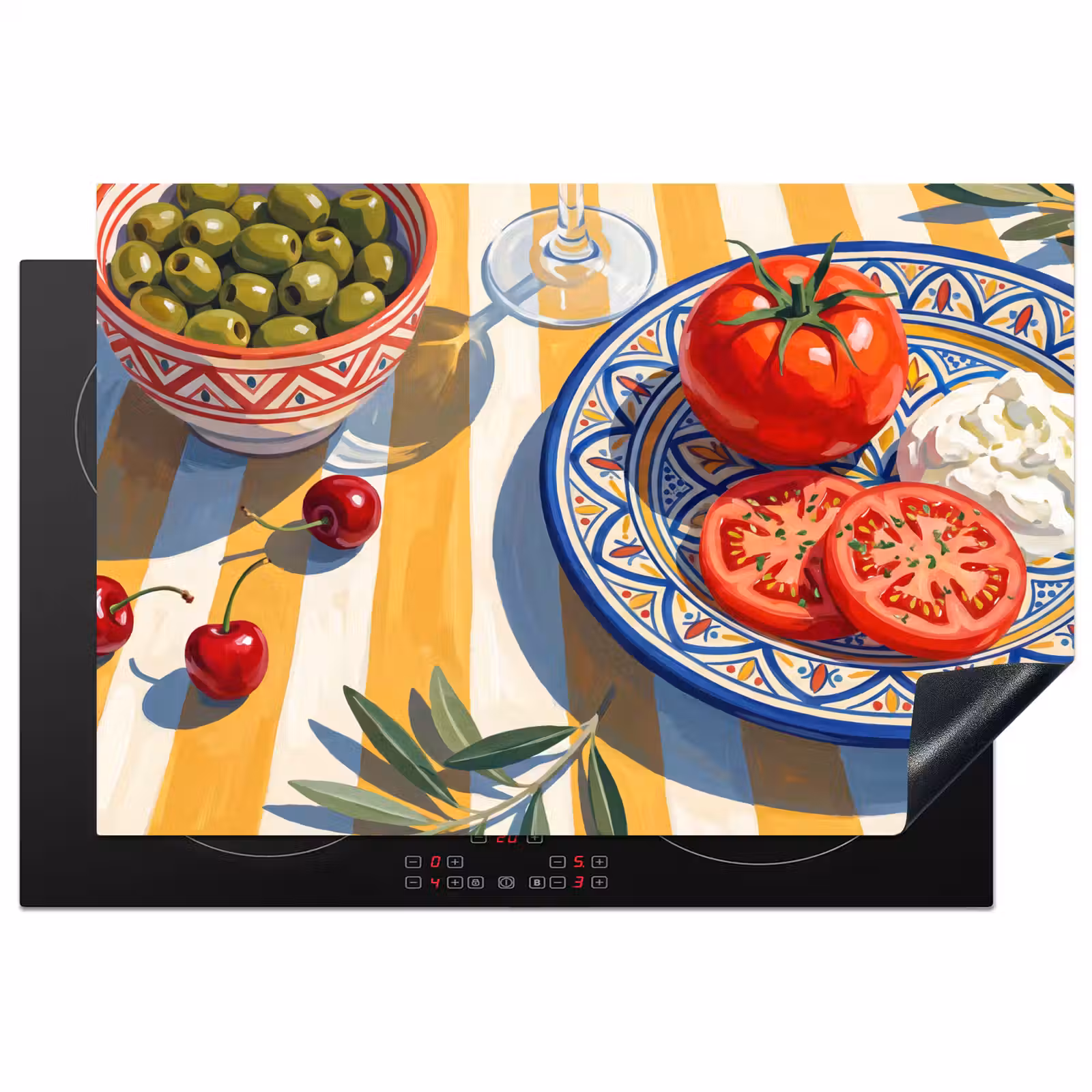 Herdabdeckplatte - Obst – Gemüse – Kunst — 1