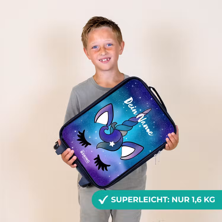 Kinderkoffer - Lila Einhorn — 7