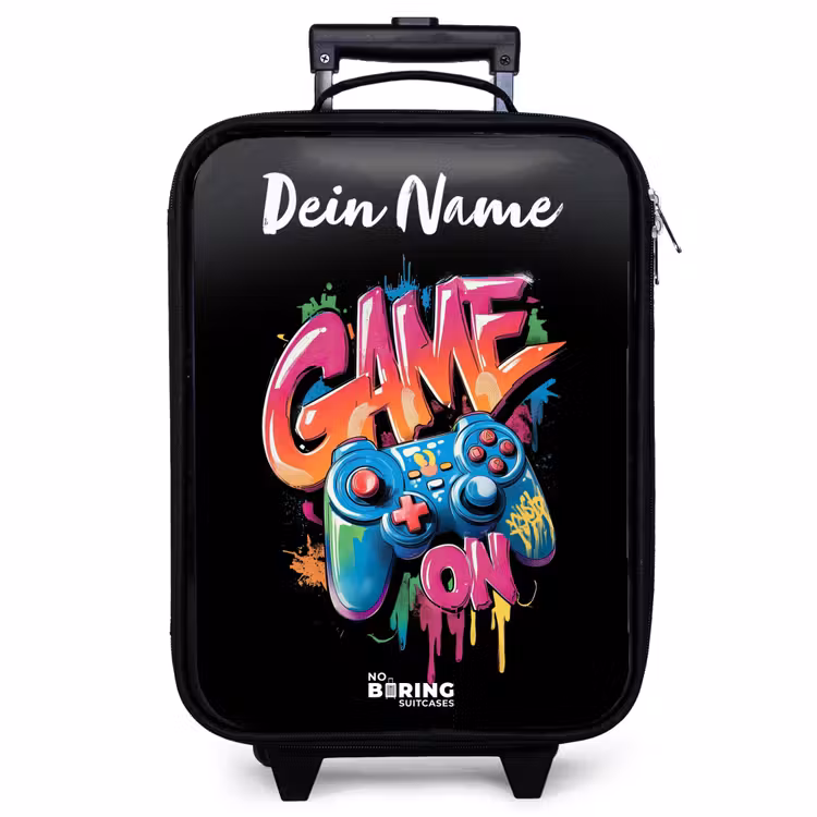Kinderkoffer mit Name - Controller - Spiel - Graffiti - Text — 1