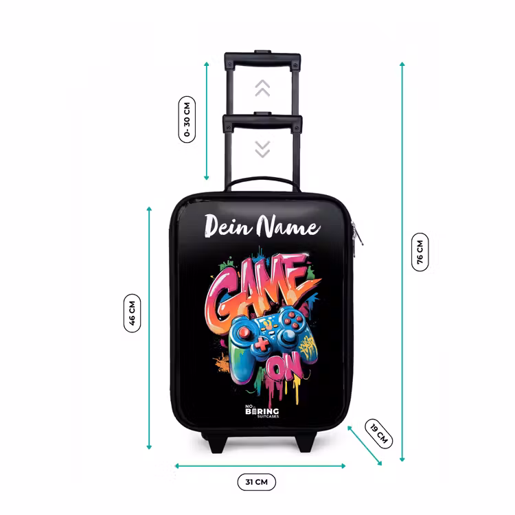 Kinderkoffer mit Name - Controller - Spiel - Graffiti - Text — 4