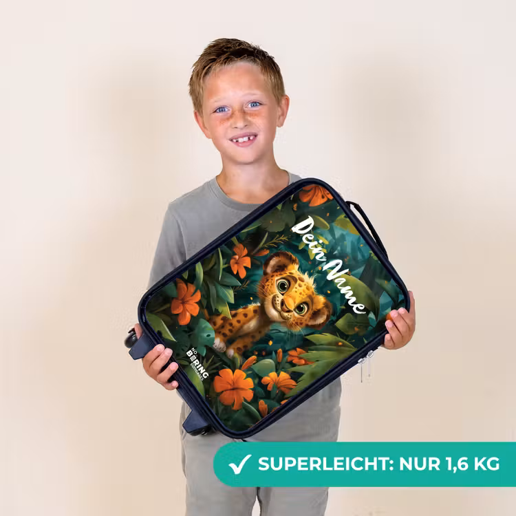 Kinderkoffer mit Name - Liam Leopard — 7