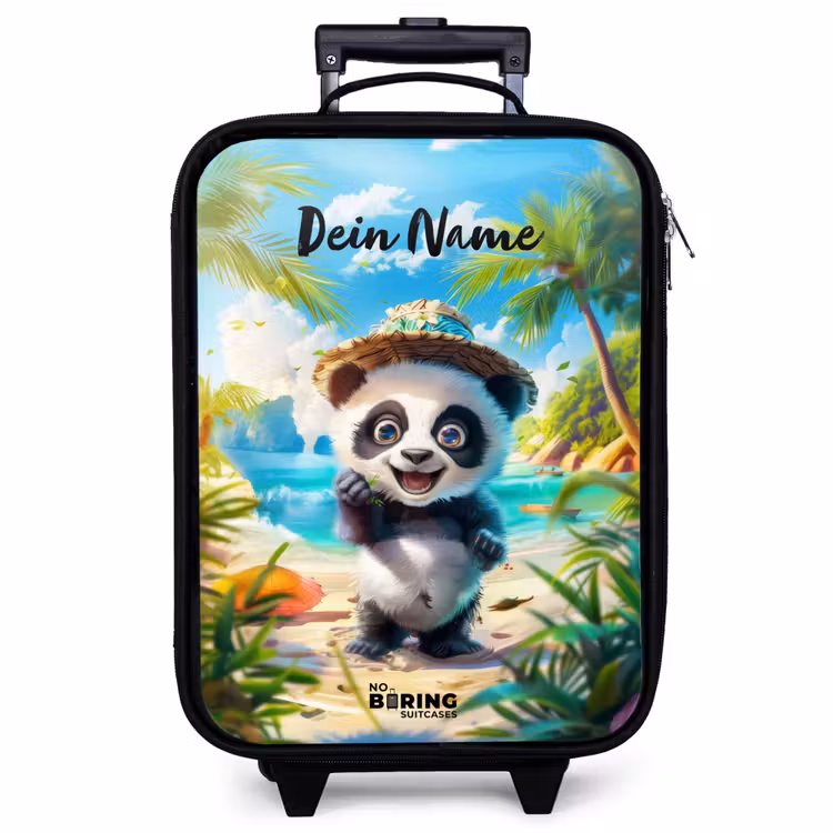 Kinderkoffer mit Name - Pablo-Panda — 1