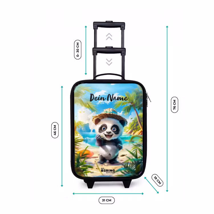 Kinderkoffer mit Name - Pablo-Panda — 4