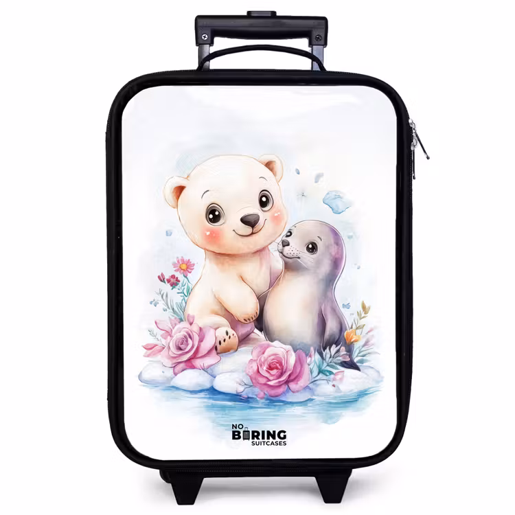 Kinderkoffer - Eisbär und Robbe auf einer Eisscholle — 1