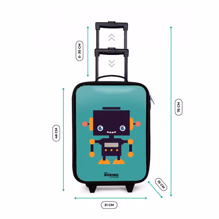 Kinderkoffer - Grüner Roboter — 4