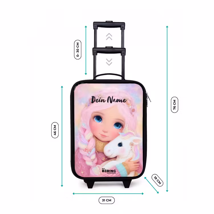 Kinderkoffer - Mädchen - Einhorn - Rosa — 4