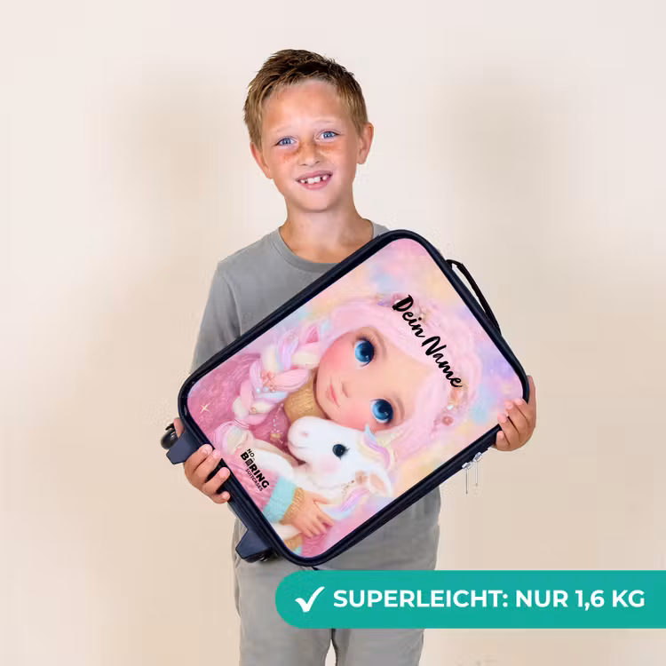 Kinderkoffer - Mädchen - Einhorn - Rosa — 7