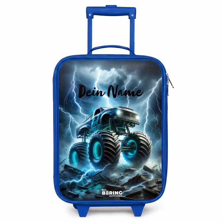 Kinderkoffer – Blau – Donner-Räder — 1