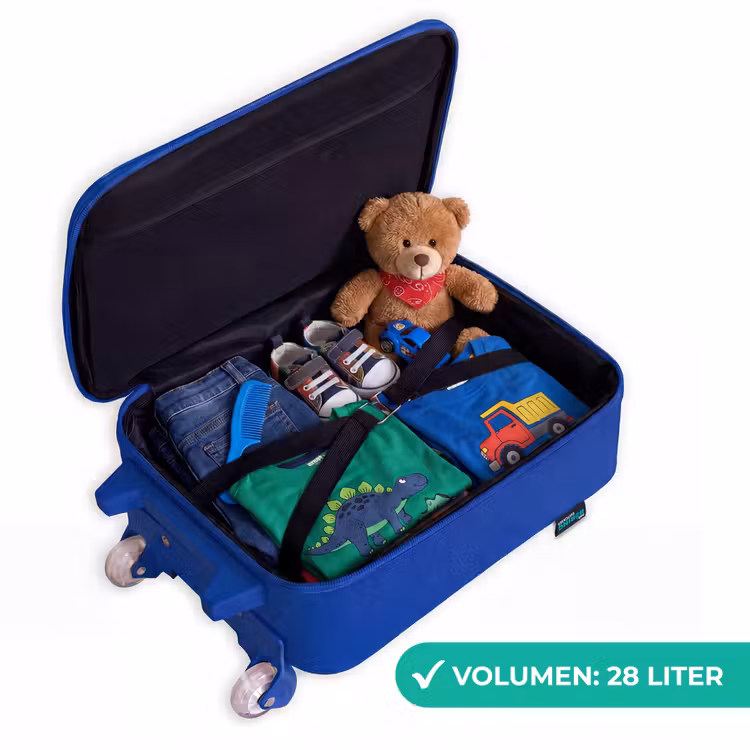 Kinderkoffer – Blau – Krabbenproblem — 5