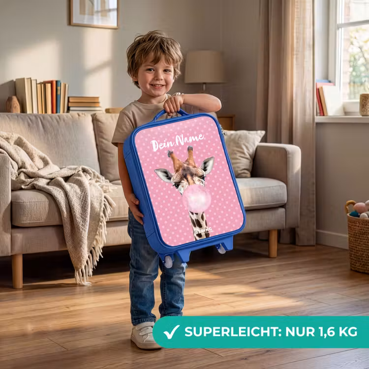 Kinderkoffer Blau mit Name - Bubblegum Billy — 2