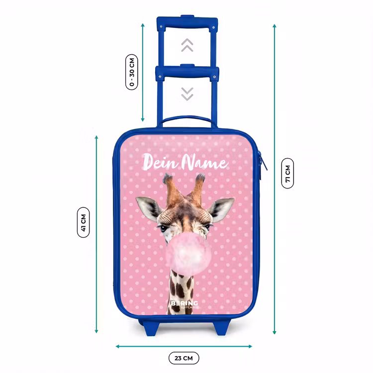 Kinderkoffer Blau mit Name - Bubblegum Billy — 6