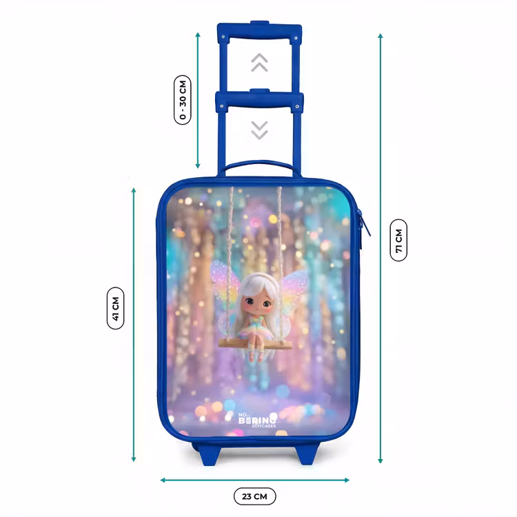 Kinderkoffer – Blau – Fee - Elf - Regenbogen — 6