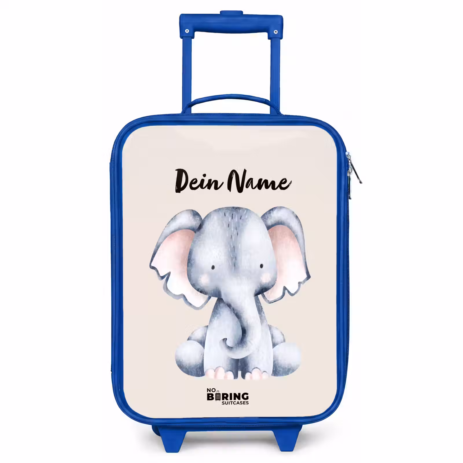 Kinderkoffer Blau mit Name - Oane Elefant — 1