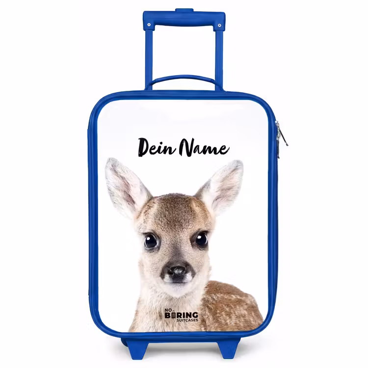 Kinderkoffer Blau mit Name - Bambino — 1