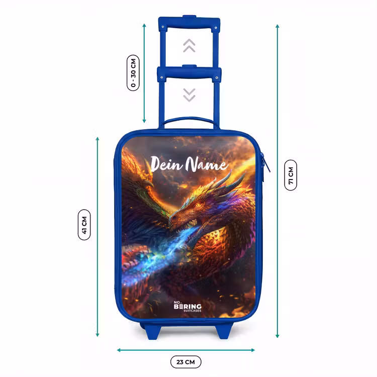 Kinderkoffer Blau mit Name - Chroma-Krieger — 6